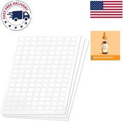 7200 Pack of Rectangular Labels, 3/4 x 1/2 Inch, Adhesive, Laser & Inkjet Ready