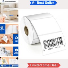 Thermal Labels 3×2 Inch 700 Removable Waterproof Oil Resistant for Printer