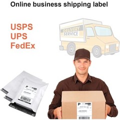 1000 Shipping Labels 8.5×5.5 Half Sheet Blank Self Adhesive 2 Per Sheet
