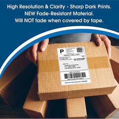 Spartan Industrial – 3″ X 2″ Direct Thermal Labels, Perforated Postage Shippi…