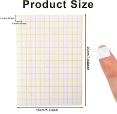 2940 Pcs Matte Small White Labels Stickers Blank Labels Removable Price Tags Lab