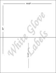 Shipping Labels 8 1/2″ x 5 1/2″ (2 Labels) per sheet