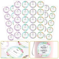 300 Waterproof Canning Labels for Jars Labels Food Labels round for Food Contain