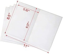 Shipping Label with Rounded Corner, 8.5 x 5.5 Inches Half Sheet Self Adhesive Sh