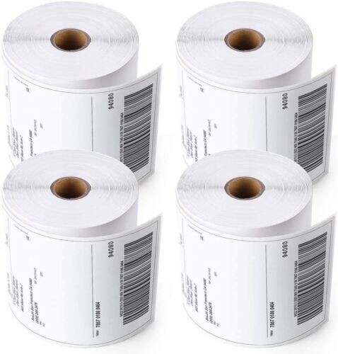 4 Rolls 4×6 Direct Thermal Shipping Labels – 260 per roll – 1040 labels