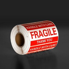 2×3 Fragile Stickers 1 Roll 500pcs Fragile Label Sticker Handle With Care