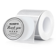 2 Inch Silver Glitter Thermal Labels, Round Thermal Printer Labels for Small …