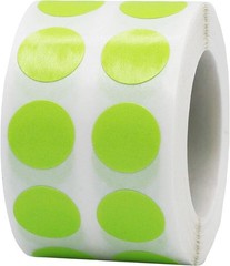 White 1/2″ Inch Round Adhesive Labels 1,000 Color Coding Dot Stickers for Effic