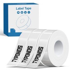 P21 Label Maker Tape Black on Clear 14x40mm(0.55″x1.57″), Adapted NELKO P21 L…