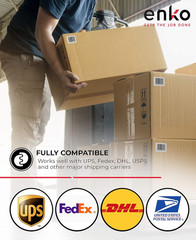enKo (3 Rolls, 1,350 Labels) 4 x 6 Direct Thermal Address & Shipping Labels Comp