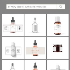 Small Bottle Labels Waterproof, 120 Blank Printable Vinyl Stickers 4×1.5 Inch…