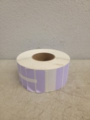 3″ x 1″ Direct Thermal Labels – 1″ Core Purple