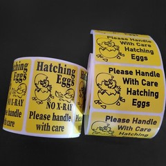 1000 2″ x 3″ Handle with care Hatching Eggs shipping labels sticker U pick