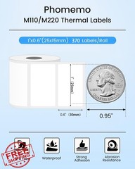 Phomemo 0.98″ x 0.59″ 1 Label Roll