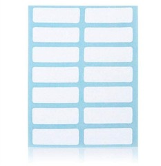 336 Packs Name Label Stickers White Rectangle Self Adhesive File Folders Labe…