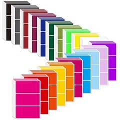 Pieces Rectangular Color Coding Label Stickers 4 x 2 inch Colored Labels 300