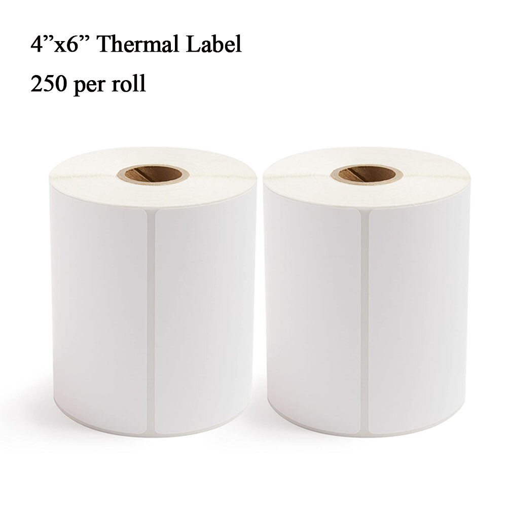 80 Rolls 4×6 Direct Thermal Shipping Labels For Zebra 2844 Eltron – 250 per Roll