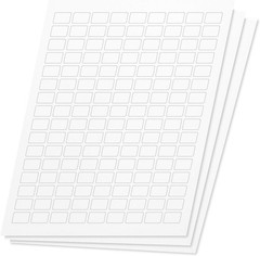 Bulk Pack 21600 White Labels – 150 Sheets, 3/4 x 1/2 Inch