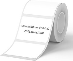 10 Rolls Thermal Self-Adhesive Shipping Label Sticker 1.57”x1.18”(40x30mm)