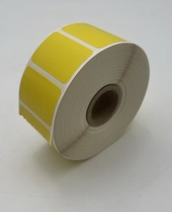 1.5X1 inch 1″ Core Yellow Thermal Direct Barcode Labels 1375 L/R And 12 R/C