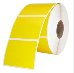 ZEBRA / ELTRON 3×2 (3″x 2″) Yellow Direct Thermal Labels – (2) RLS of 700 EA