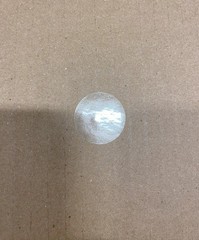 Clear 1″ circular labels – 120 000/CS – 20 000/Rolls – 6 rolls/CS