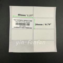 1000XCustom Printed Void Security Removed Tamper Evident Label Sticker Warranty