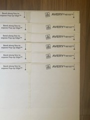 Avery Address Labels 8160 & 48160 Easy Peel 22 Sheets PLUS BONUS SHEETS