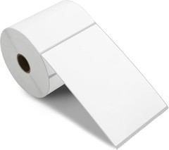 L LIKED 4″ x 6″ Direct Blank Thermal Shipping Labels with 450 per Roll – Compati