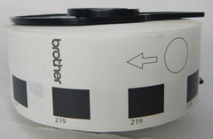 Brother DK1219 Round Die-Cut Labels 0.47 in 12mm diameter 1200 Labels Per Roll