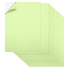 Printable Sticker Paper 25 Sheets 8″x12″ A4 Self Adhesive Light Green