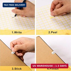 2940 Pcs Matte Small White Labels Stickers Blank Labels Removable Price Tags Lab