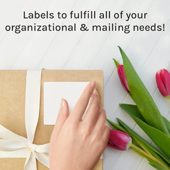 White Sticker FBA Labels – 4″ X 3.33″ – Laser/Inkjet Compatible – (6 per Sheet),