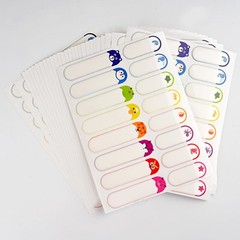 480 Pcs Self-Laminating Write On Name Labels for Baby Bottles Kids Stuff Daycare