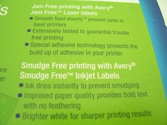AVERY 959053 WHITE REMOVABLE PRINTABLE LASER 2100 LABELS 46×11.11MM L7656 REV