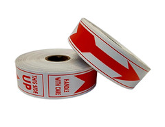 1-1/8″x7″ This Side Up w/ Arrow Labels Shipping Fragile Stickers (4) RLS 250 EA