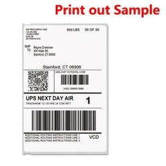 6 Rolls Direct Thermal Shipping Label 4×6 Dymo 4XL Compatible 1744907
