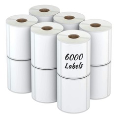 12 Rolls 4″ x 3″ Direct Thermal Label (101mm x 76mm) Multipurpose Shipping Ad…