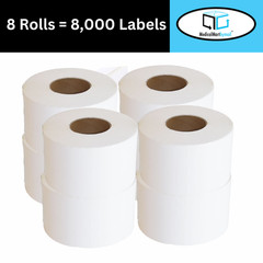4″ x 6″ Thermal Transfer Labels White 8 Rolls/1000 Rolls Address Shipping Label