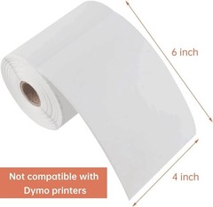 2500 PCS Thermal Shipping Labels, 4″x6″ Perforated – Strong Adhesive, Easy Stick