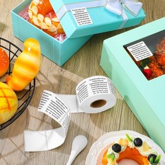 Cottage Food Law Labels – 500 Count Allergen Warning Stickers for Home Bakery