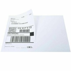 200-1000 Shipping Labels 8.5×5.5 Half Sheet Self Adhesive Mailing USPS UPS Fedex