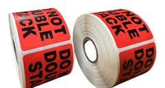 2×3, DO NOT DOUBLE STACK, 500 labels per roll, 1-40 RLS