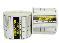 3-1/2″ x 5″ SERVICE RECORD INSPECTION Service Labels Stickers 300/Roll (4 Rolls)