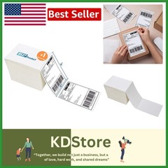 4×6 White Perforated Direct Thermal Labels – 500 Pack for Seamless Shipping