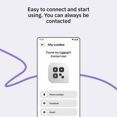 ScanyMe Smart QR Sticker – Lost & Found Tag for documents, Bags & Keys