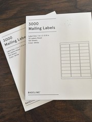 (2) 3000 Mailing Labels white 1″ x 2-5/8″ 6000 Total!