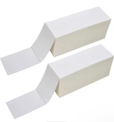 3000 count Fanfold 4 x6 Direct Thermal Shipping Labels