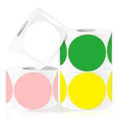 2400Pcs 2 Inch Thermal Stickers 4 Rolls Barcode Shipping Printer Labels