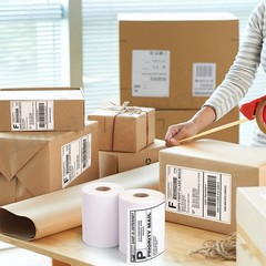 4″x6″ Direct Thermal Shipping Labels Fanfold and Rolls for Zebra&Rollo Printers